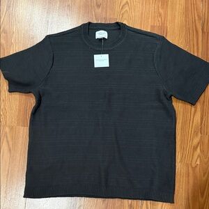 Everlane Classic Black Knit Top